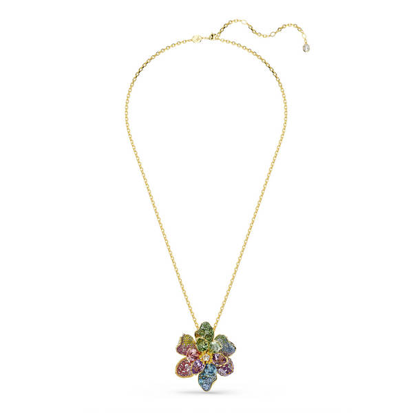 Swarovski Idyllia Flower Lančić I Broš, Multicolor, Zlatni ton